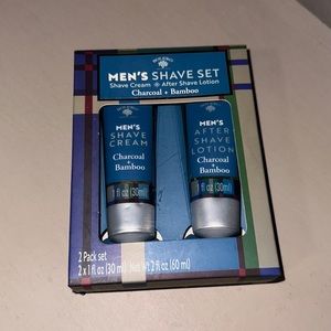 Bolero Men's Shave Set Shave Cream & After Shave Lotion CHARCOAL & BAMBOO